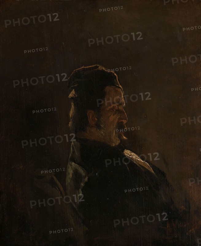 Portrait of Pieter Frederik van Os, Painter, 1855. Creator: Anton Mauve.