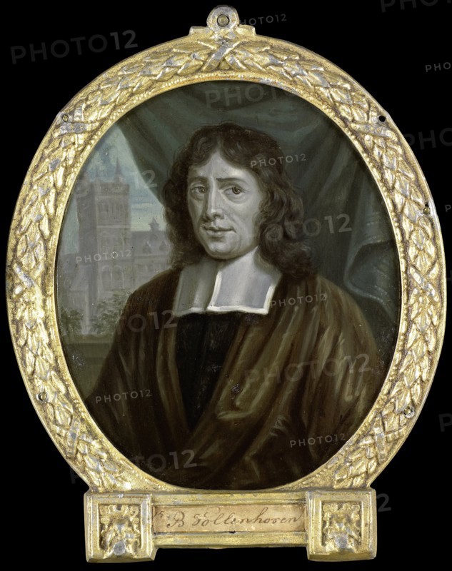 Portrait of Joannes Vollenhove, Clergyman and Poet in The Hague, 1700-1732. Creator: Arnoud van Halen.
