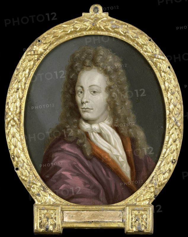 Portrait of Tobias Gutberleth, Man of Letters in Leeuwarden, 1700-1732. Creator: Arnoud van Halen.
