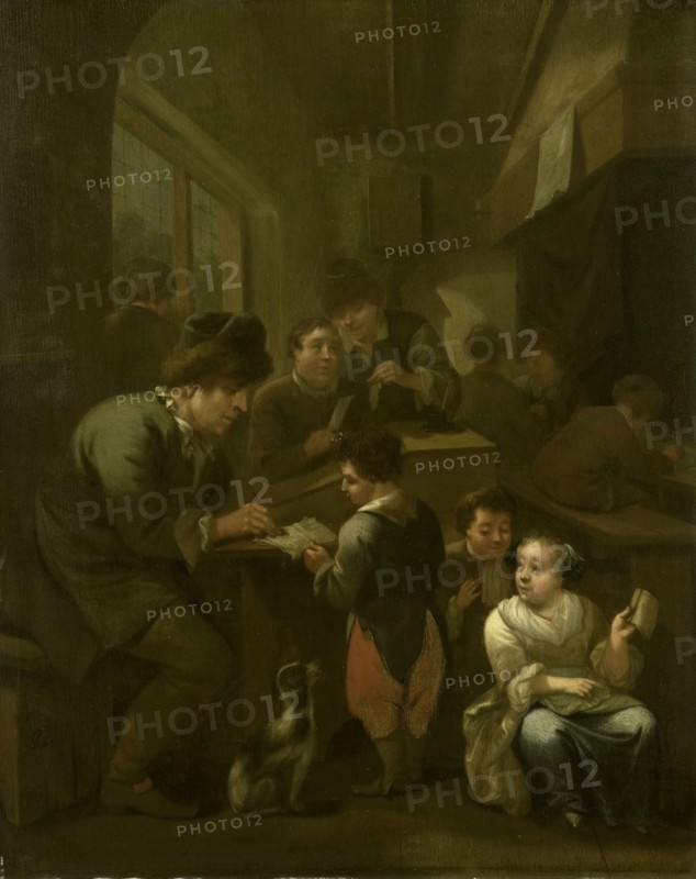 The schoolmaster, 1670-1709. Creator: Bernardus van Schijndel.