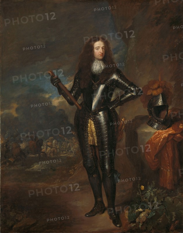 Portrait of William III, Prince of Orange and Stadholder, c.1680-c.1684. Creator: Gaspar Netscher.