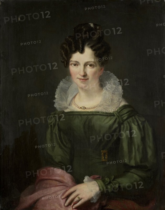 Portrait of Maria Christina Nijssen, Wife of Anthonie van der Hout, 1826. Creator: Christiaan Julius Lodewijk Portman.
