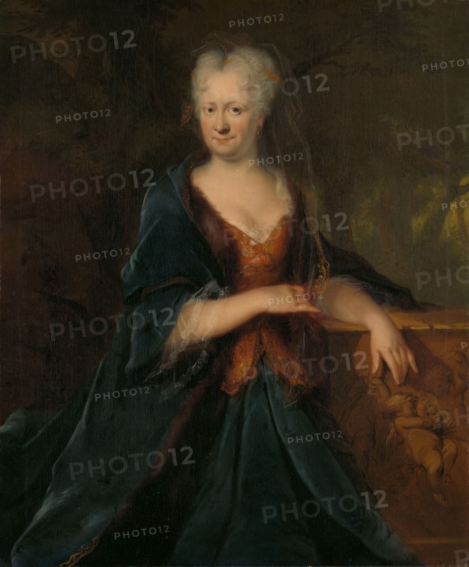 Portrait of Louise Christina Trip, wife of Gerrit Sichterman, 1725. Creator: Cornelis Troost.