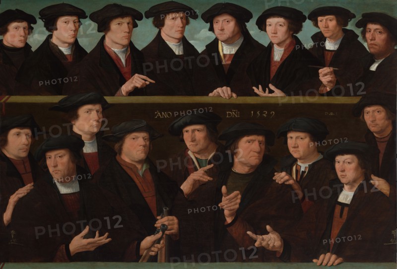A Group of Guardsmen, 1529, 1529. Creator: Dirck Jacobsz.