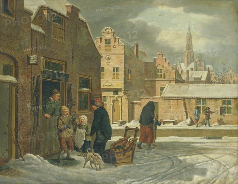City View in the Winter, 1790-1813. Creator: Dirk Jan van der Laan.