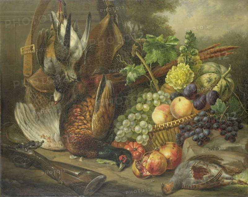 Still life, 1842. Creator: Elisabeth Iosetta Hoopstad.