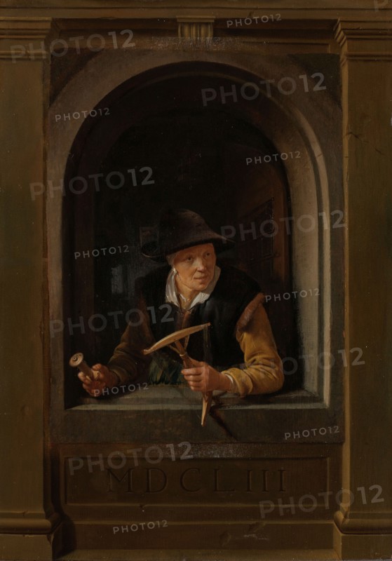 A Fisherman's Wife, 1653. Creator: Gerrit Dou.