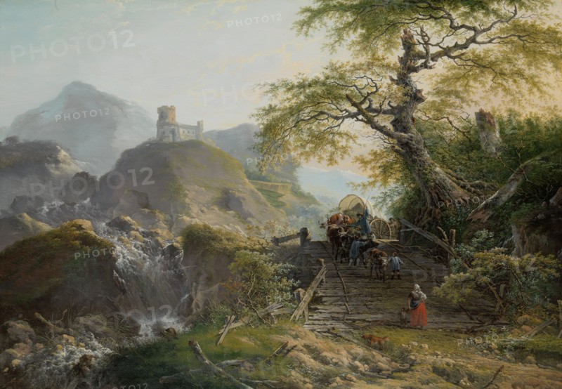 Mountainous Landscape near Düsseldorf, 1790. Creator: Gerard van Nijmegen.