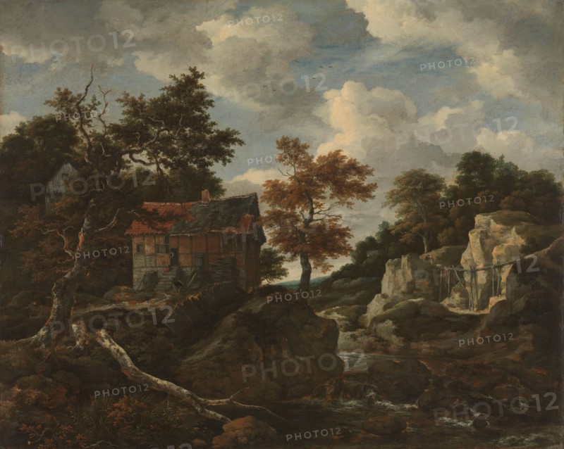 Rocky landscape, 1650-1682. Creator: Jacob van Ruisdael.