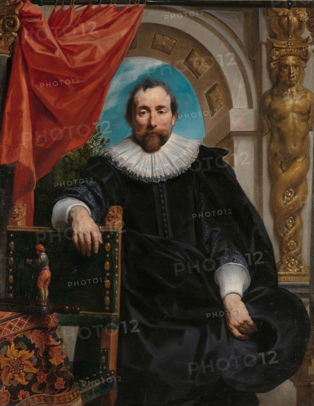 Portraits of Rogier Le Witer and his Wife, Catharina Behaghel, 1635. Creator: Jacob Jordaens.