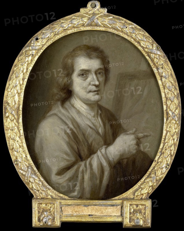 Portrait of Joost van Geel, Painter and Poet in Rotterdam, 1732-1771. Creator: Jan Maurits Quinkhard.
