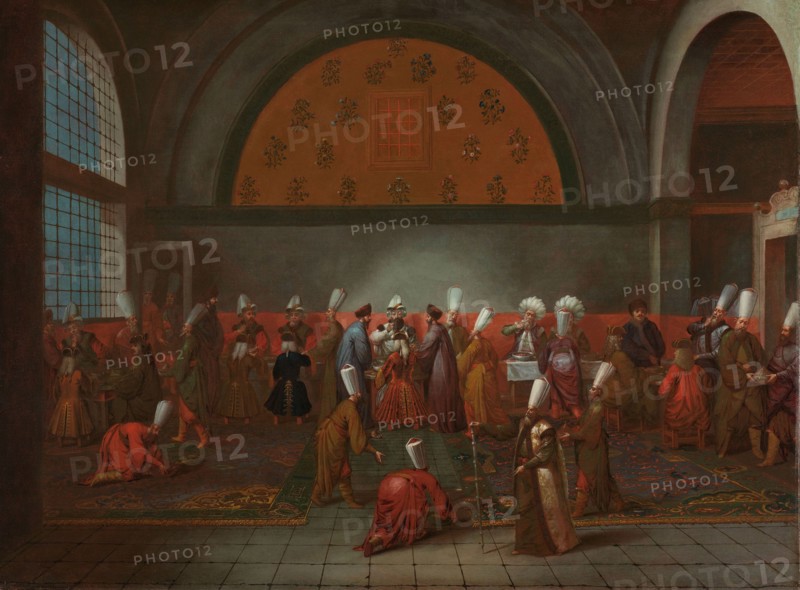 The Meal in Honour of Ambassador Cornelis Calkoen, c.1727-c.1730. Creator: Jean Baptiste Vanmour.