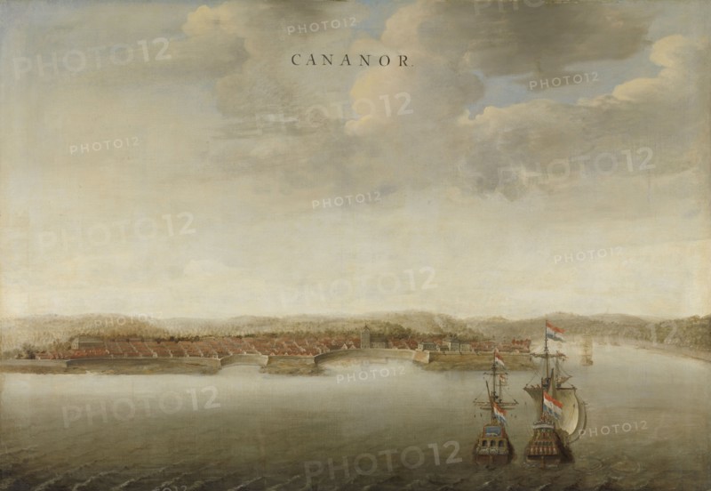 View of Cannanore on the Malabar Coast in India, c.1662-c.1663. Creator: Johannes Vinckboons.