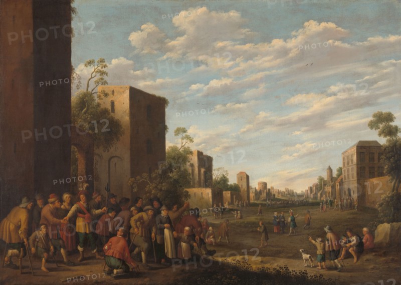 Housing the Poor, 1647. Creator: Joost Cornelisz Droochsloot.