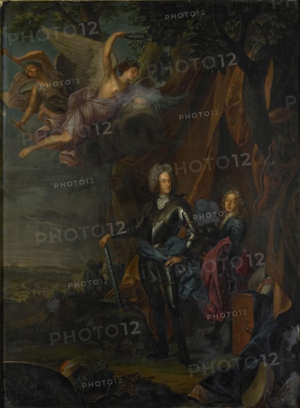 Portrait of Maximilian II, Elector of Bavaria, at the Battle of Mohács against the Turks, 1710-1750. Creator: Unknown.