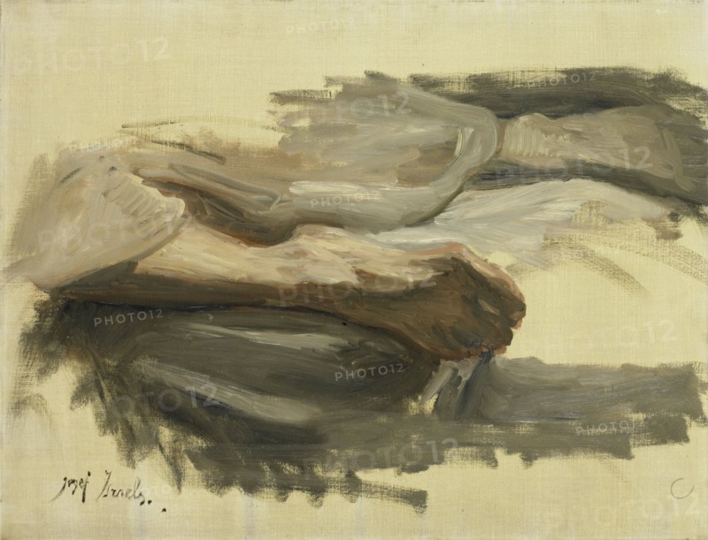 Saul's Legs, 1899. Creator: Jozef Israels.
