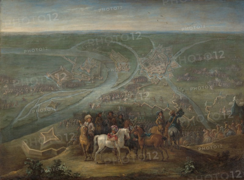 French Commanders at the Siege of Rheinberg, 1672, c.1675. Creator: Lambert de Hondt II.