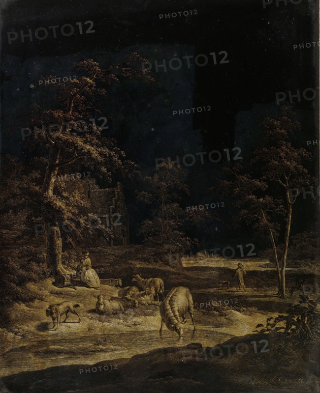 Shepherdess with Sheep, 1780-1815. Creator: Leendert Overbeek.
