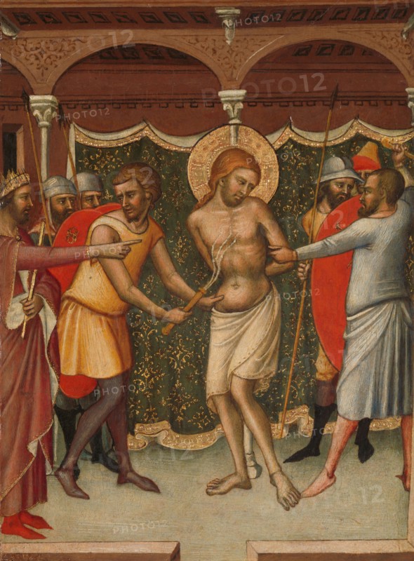 The Flagellation, c.1365. Creator: Luca di Tommè.
