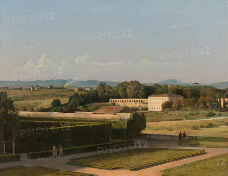 View of the Gardens of Villa Medici, 1811-1816. Creator: Michel Martin Drolling.