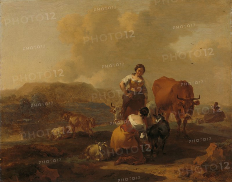 Italian Landscape, 1655-1683. Creator: Nicolaes Berchem.