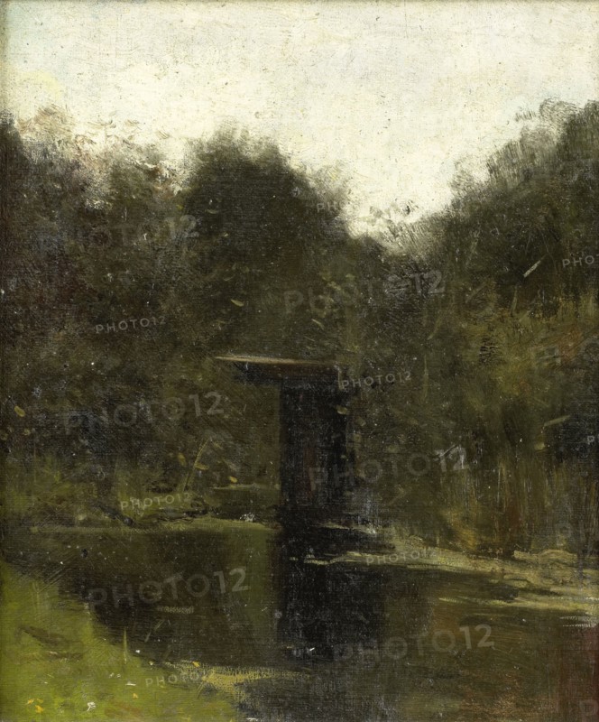 Corner of a Pond near Breukelen, 1888. Creator: Richard Roland Holst.