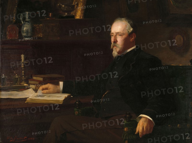 Daniël Franken Dzn (1838-98), banker and art collector, 1888.  Creator: Willy Martens.