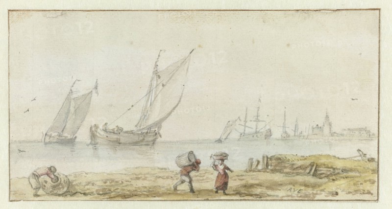 Stil water, 1631-1675. Creator: Allart van Everdingen.