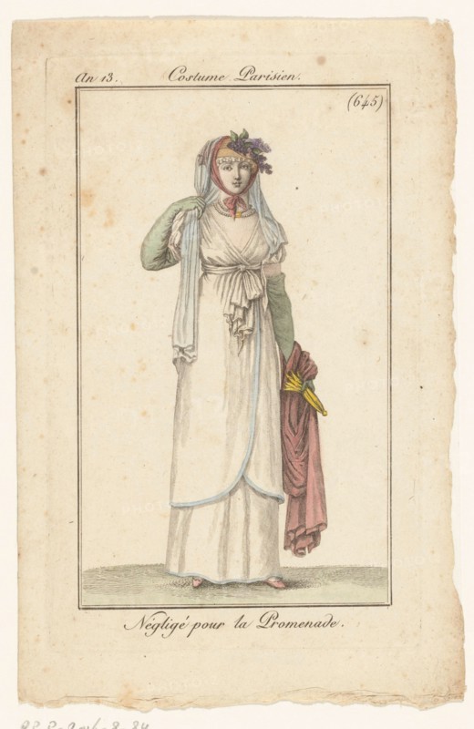 Journal of Ladies and Fashions, 1804-1805. Creator: Unknown.