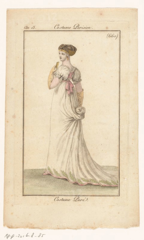 Journal of Ladies and Fashions, 1804-1805. Creator: Unknown.