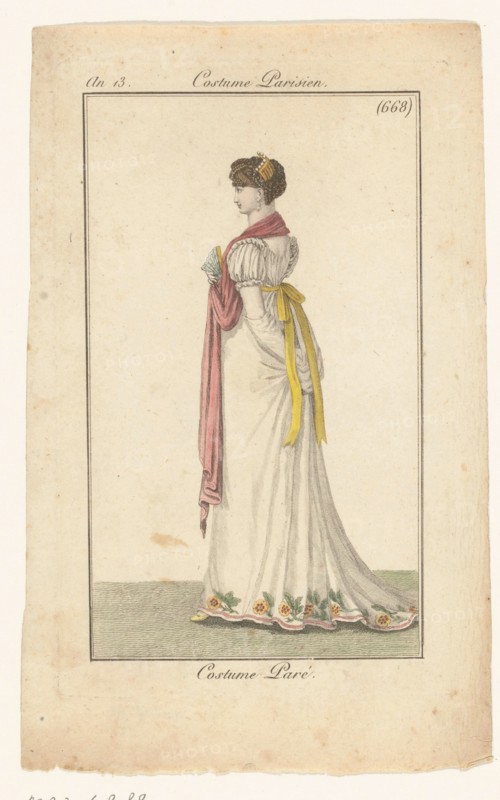 Journal of Ladies and Fashions, 1804-1805. Creator: Unknown.