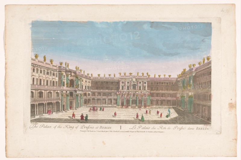 View of the Berliner Stadtschloss in Berlin, 1754-1799. Creator: Unknown.