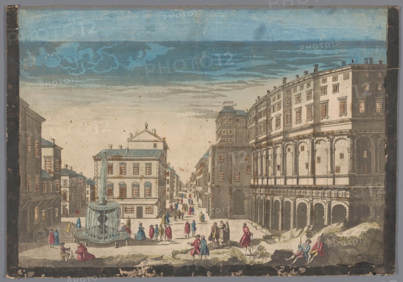 View of Marcellus's Theatre at Rome, 1745-1775. Creator: Unknown.