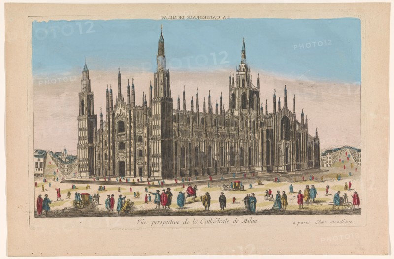 View of the Duomo in Milan, 1759-c.1796. Creator: Unknown.