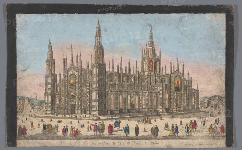 View of the Duomo in Milan, 1759-c.1796. Creator: Unknown.