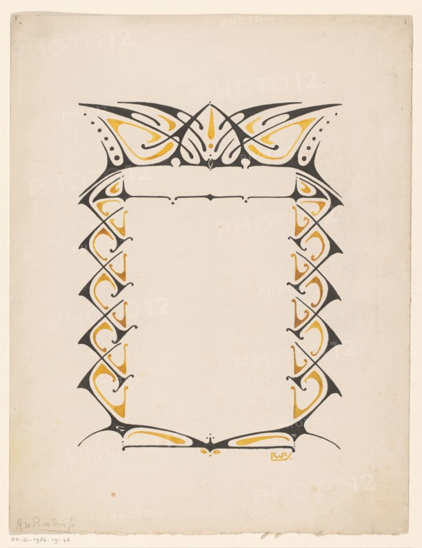 Frame, 1884-1952. Creator: Reinier Willem Petrus de Vries.