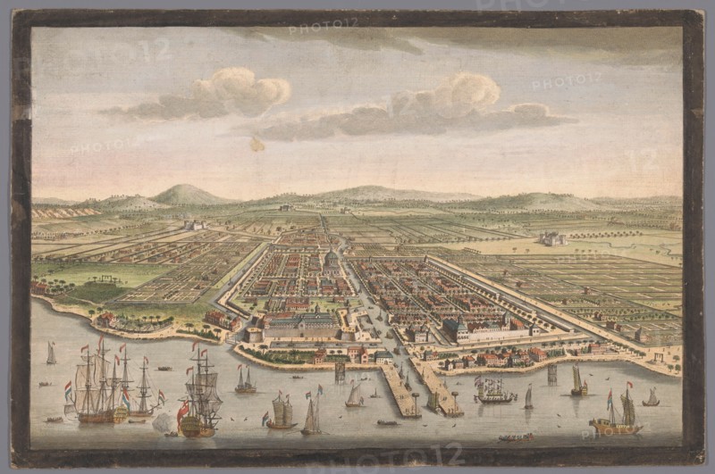 View of the city of Batavia, 1754. Creator: Anon.
