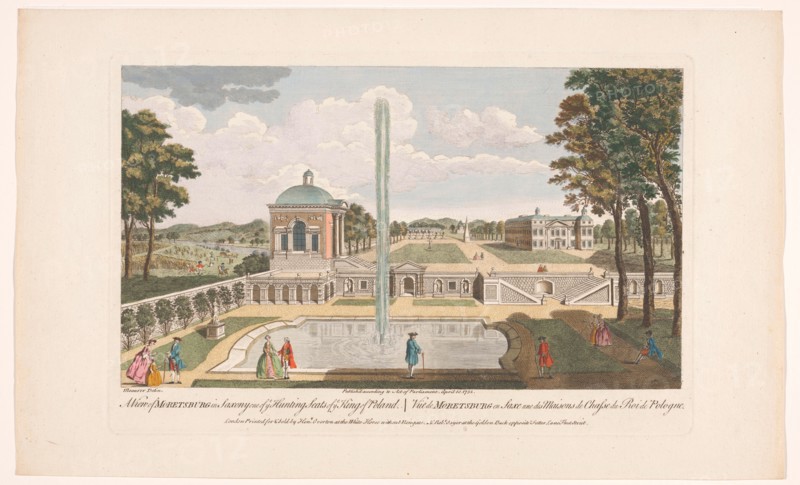 View of the Schloss Moritzburg, 1752. Creator: Unknown.