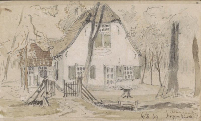 Lodge, Sneppenschrik, 1864. Creator: Johannes Tavenraat.