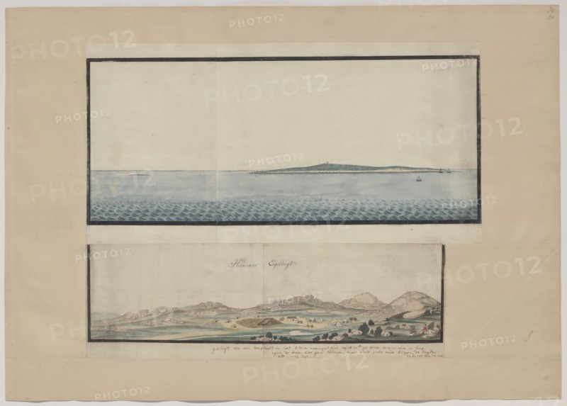 Stock farm of Hermanus Engelbrecht, near the Kamiesbergen, 1778-1779. Creator: Robert Jacob Gordon.