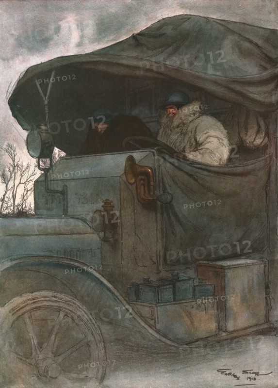 'Au Volant', 1918. Creator: Georges Bertin Scott.