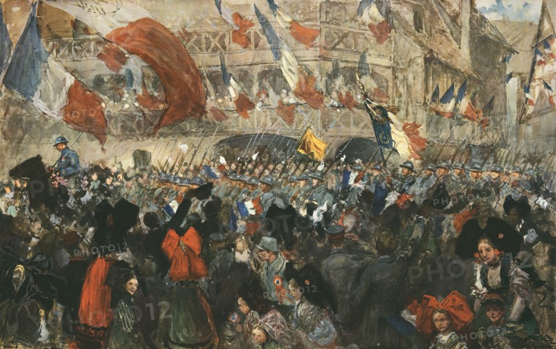 'La 4e Armee francaise a Strasbourg, le 22 novembre 1918', 1918. Creator: Georges Bertin Scott.