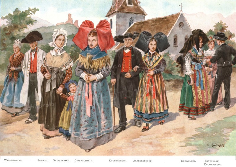 ''Les Costumes de l'Alsace', 1924. Creator: P Kauffmann.