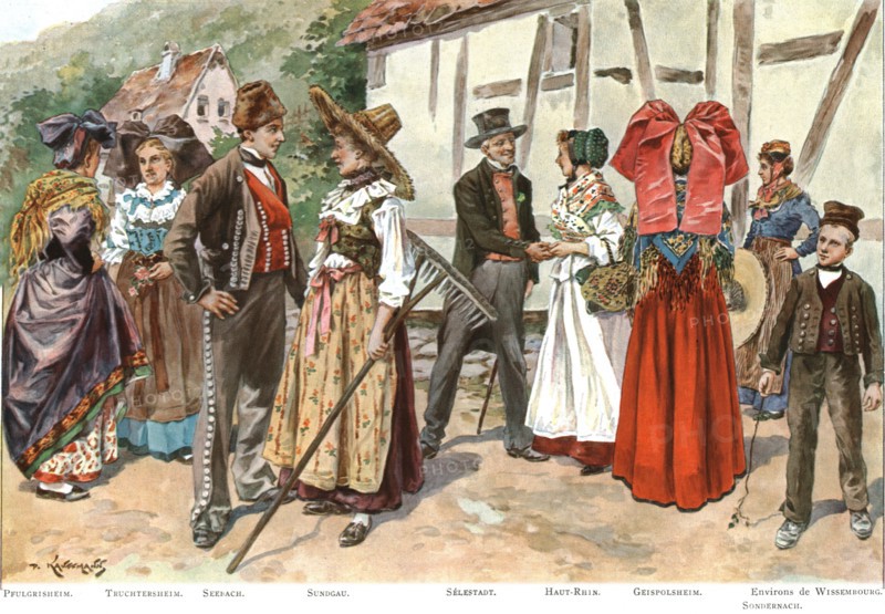''Les Costumes de l'Alsace', 1924. Creator: P Kauffmann.