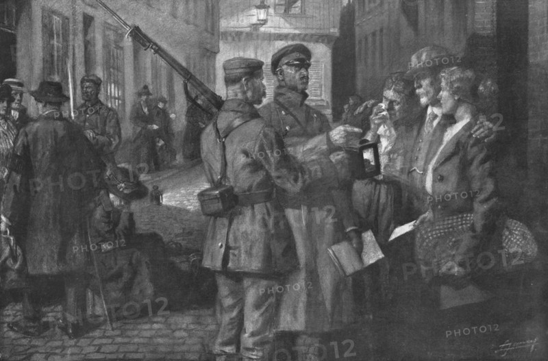'Emmenes en esclavage; les enlevements de la semaine sainte de 1916 dans nos villes..., 1916. Creator: Unknown.