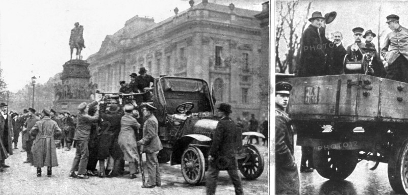 'La Nouvelle Europe; la guerre civile a Berlin; le 24 decembre 1918, des revolutionnaires..., 1918 Creator: Unknown.