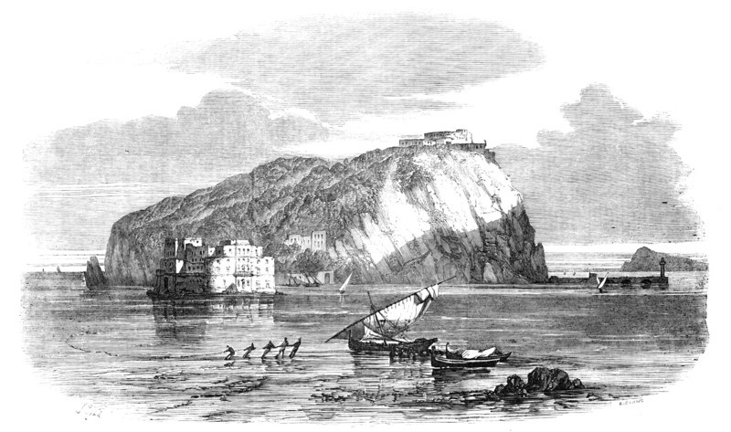 Sketches from Naples - the Island of Nisida, 1857. Creator: Unknown.