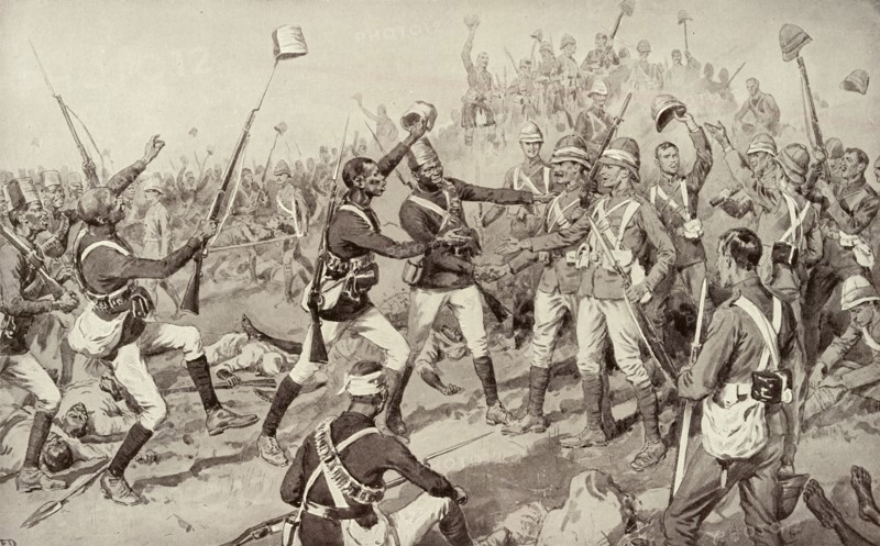 'After Atbara: Brothers in Arms', 1898, (c1900).  Creator: F. D..