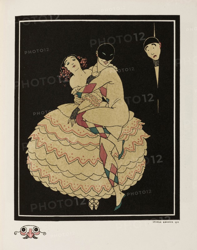 Album dédié à Tamar Karsavina, 1914. Creator: Barbier, George (1882-1932).