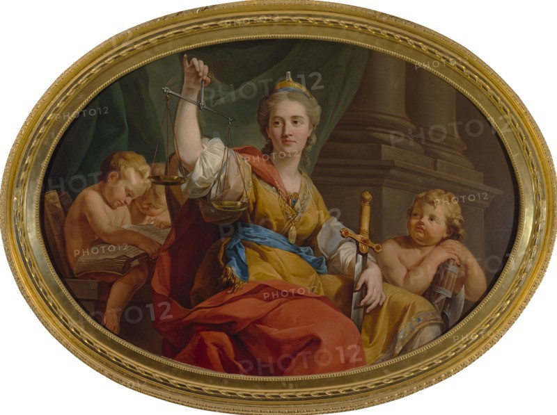 Allegory of Justice, 1776-1777. Creator: Bacciarelli, Marcello (1731-1818).